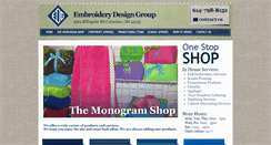 Desktop Screenshot of embroiderydesigngroup.com